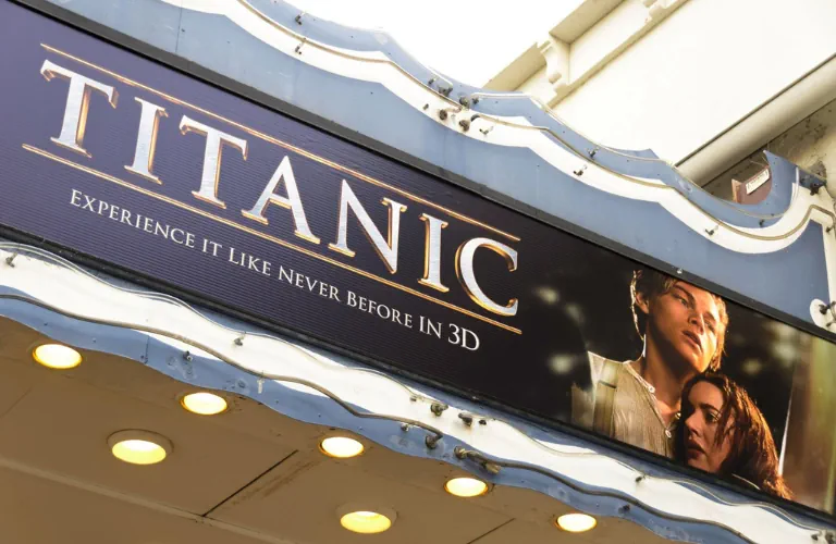 Film Titanic tayang di bioskop terkenal